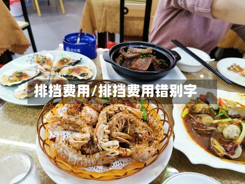 排挡费用/排挡费用错别字-第2张图片