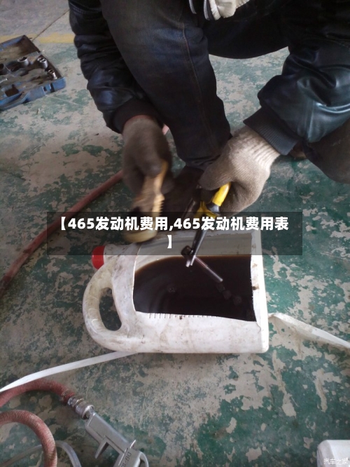 【465发动机费用,465发动机费用表】-第2张图片