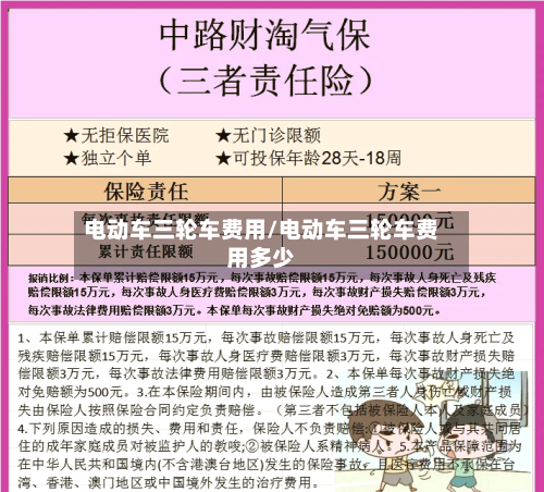 电动车三轮车费用/电动车三轮车费用多少